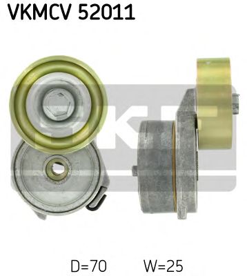 Натяжной ролик поликлинового ремня SKF VKMCV 52011