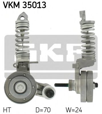 Натяжной ролик поликлинового ремня SKF VKM 35013