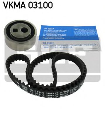 Комплект ремня ГРМ SKF VKMA 03100
