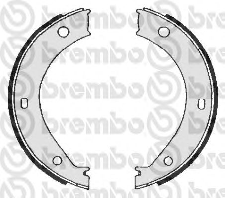 Тормозные колодки ручника BREMBO S 06 503