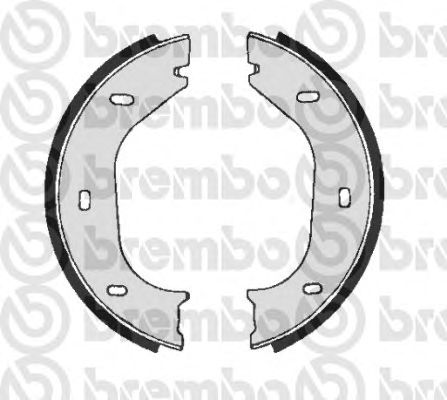 Тормозные колодки ручника BREMBO S 06 505