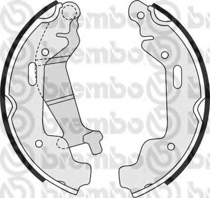 Тормозные колодки BREMBO S 59 516