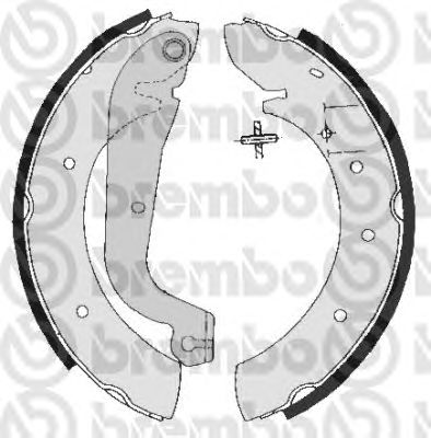 Тормозные колодки BREMBO S 61 514