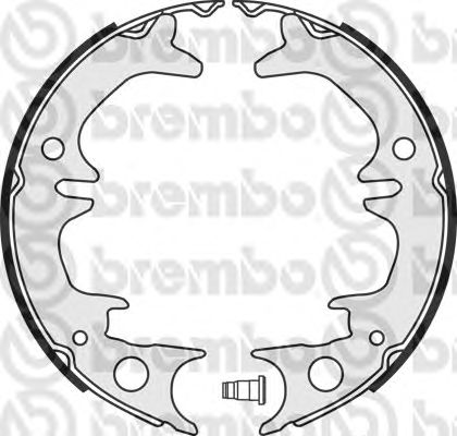 Тормозные колодки ручника BREMBO S 83 543