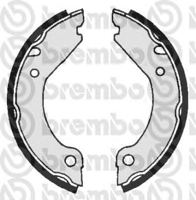 Тормозные колодки ручника BREMBO S 86 501
