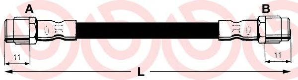 Тормозной шланг BREMBO T 85 041