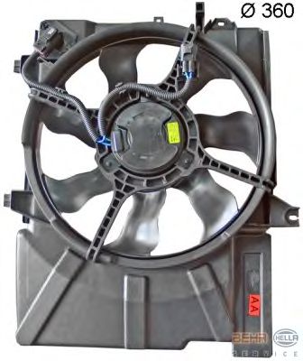 Вентилятор охлаждения HELLA 8EW 351 041-411