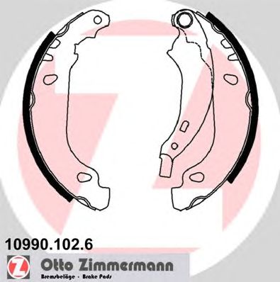 Тормозные колодки ZIMMERMANN 10990.102.6