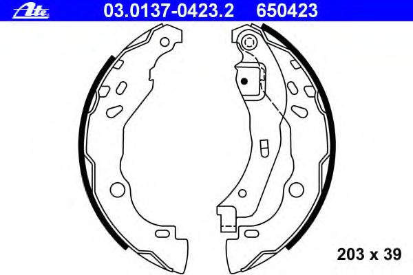 Тормозные колодки ATE 03.0137-0423.2
