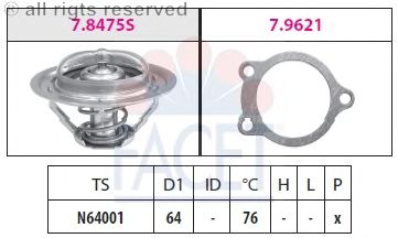 Термостат FACET 7.8475