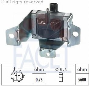 Катушка зажигания FACET 9.6274