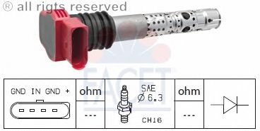 Катушка зажигания FACET 9.6336
