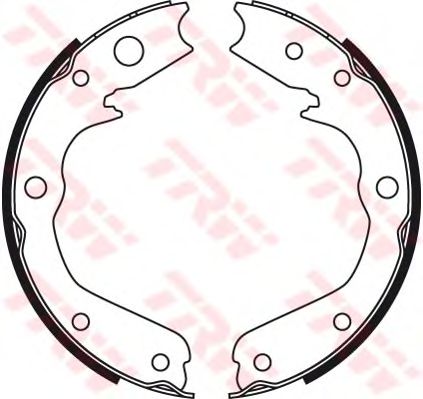 Тормозные колодки ручника TRW GS8497