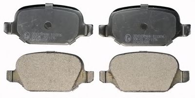 Тормозные колодки DENCKERMANN B110896