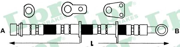 Тормозной шланг LPR 6T47296