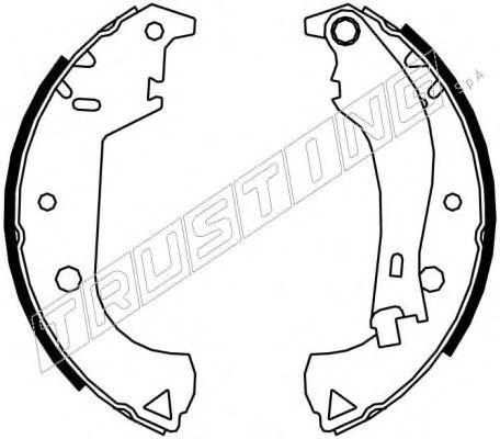Тормозные колодки TRUSTING 034.105Y