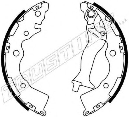 Тормозные колодки TRUSTING 046.218