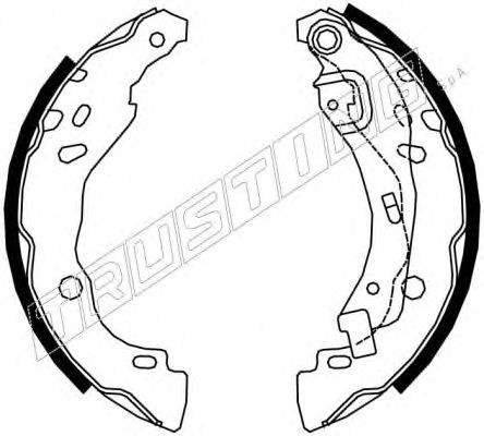 Тормозные колодки TRUSTING 088.234