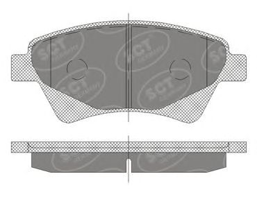 Тормозные колодки SCT Germany SP 408