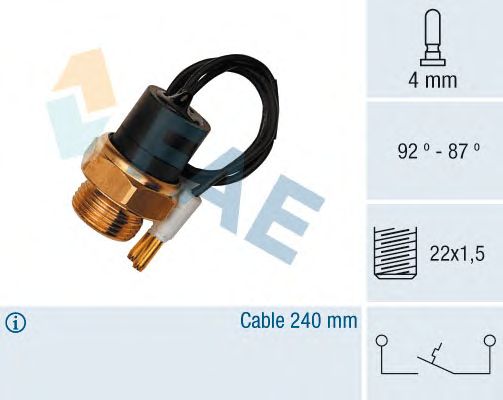 Датчик включения вентилятора FAE 37460