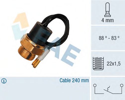 Датчик включения вентилятора FAE 37470
