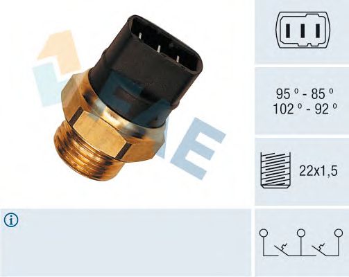 Датчик включения вентилятора FAE 37820
