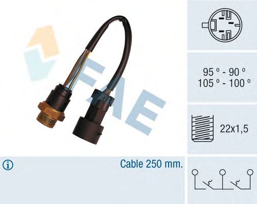 Датчик включення вентилятора FAE 38070