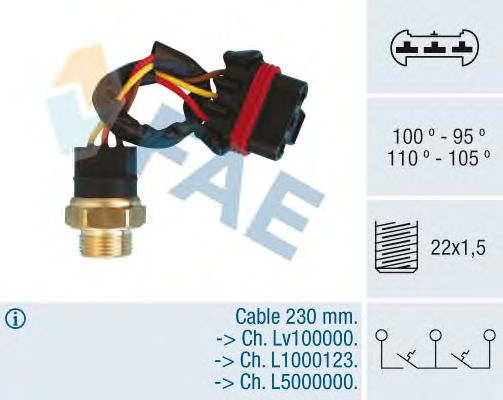 Датчик включения вентилятора FAE 38300