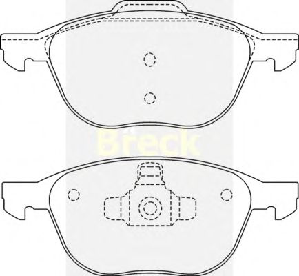 Тормозные колодки BRECK 23723 00 701 00