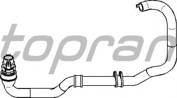 Шланг радиатора TOPRAN 722 271