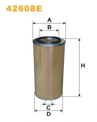 Воздушный фильтр WIX FILTERS 42608E
