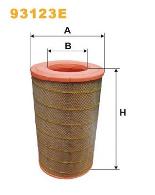 Воздушный фильтр WIX FILTERS 93123E