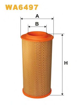 Воздушный фильтр WIX FILTERS WA6497