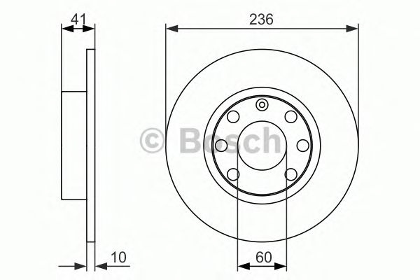 Тормозной диск BOSCH 0 986 479 829