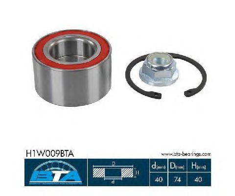 Ступичный подшипник BTA H1W009BTA