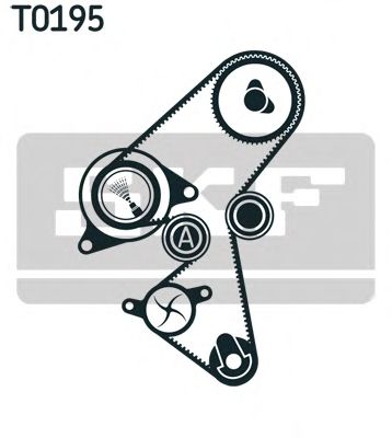 Помпа + комплект ГРМ SKF VKMC 03140