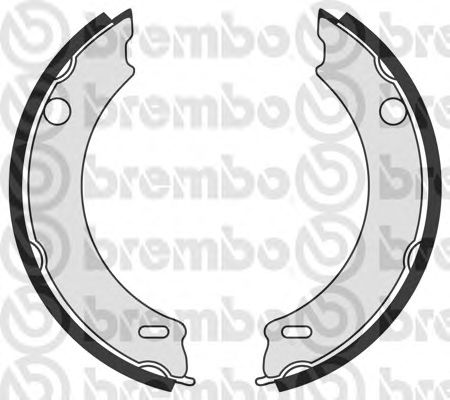 Тормозные колодки ручника BREMBO S 86 508