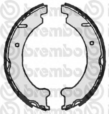 Тормозные колодки ручника BREMBO S 86 509