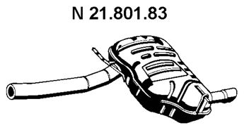 Глушитель EBERSPACHER 21.801.83
