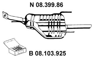 Глушник EBERSPÄCHER 08.399.86