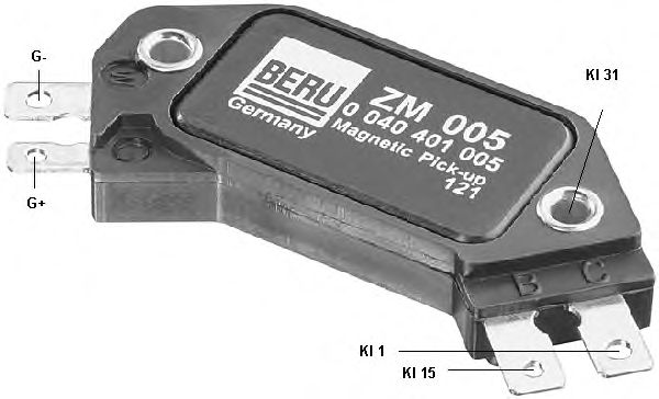 Коммутатор зажигания BERU 0040401005