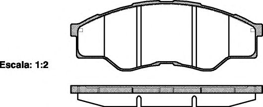Тормозные колодки REMSA 1266.00
