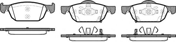 Тормозные колодки REMSA 1384.02