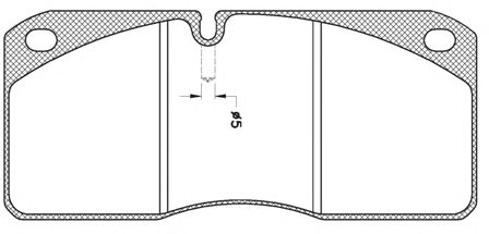 Тормозные колодки REMSA JCA 278.21