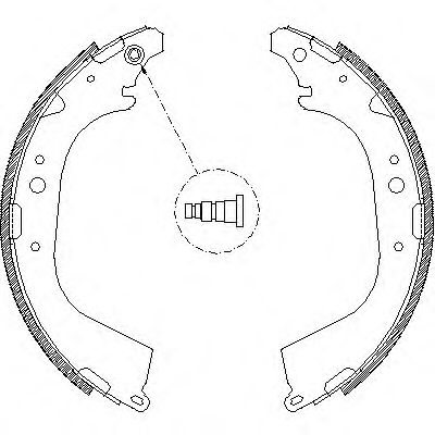 Тормозные колодки REMSA 4650.01