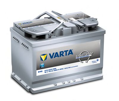 Стартерная аккумуляторная батарея VARTA 570500065B602 Start Stop