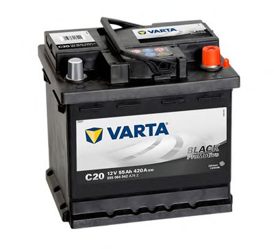 Стартерная аккумуляторная батарея VARTA 555064042A742 Promotive Black