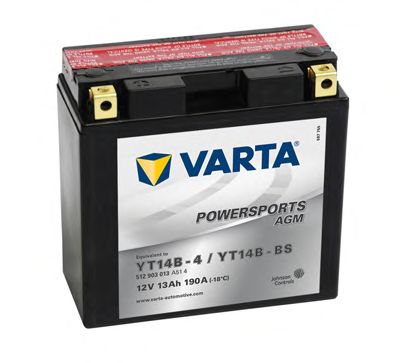 Стартерная аккумуляторная батарея VARTA 512903013A514 POWERSPORTS AGM