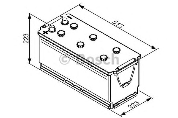 Стартерная аккумуляторная батарея BOSCH 0 092 T30 790 T3