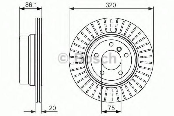 Тормозной диск BOSCH 0 986 479 351